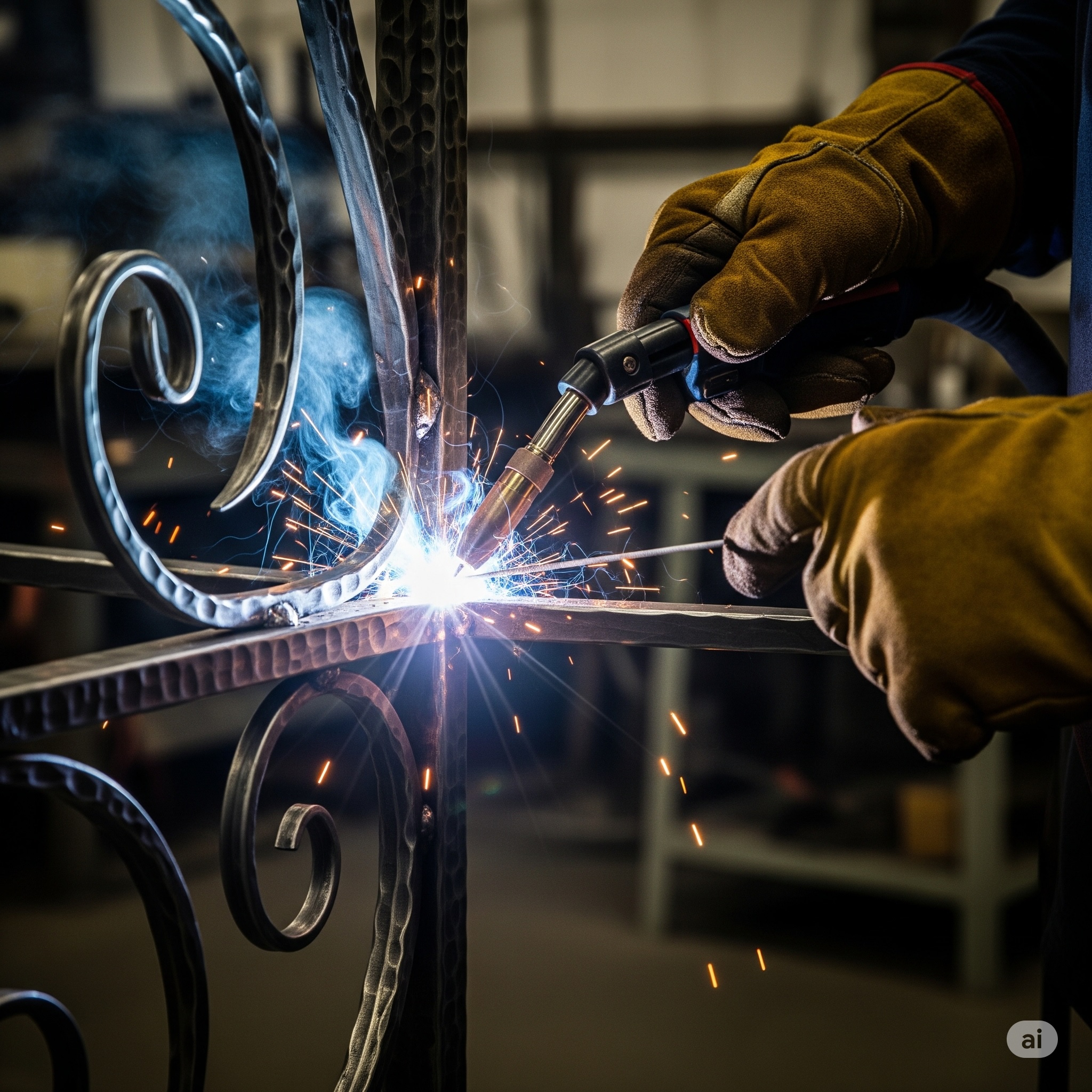Custom metal fabrication project